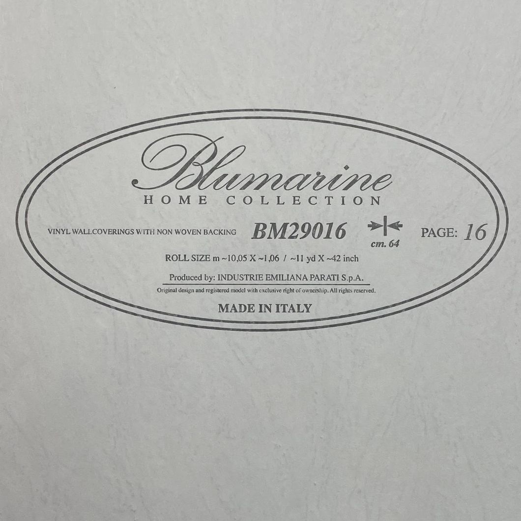 Обои виниловые на флизелиновой основе светло-серый Blumarine 5 (Emiliana Parati) 1,06 х 10,05м (29016)