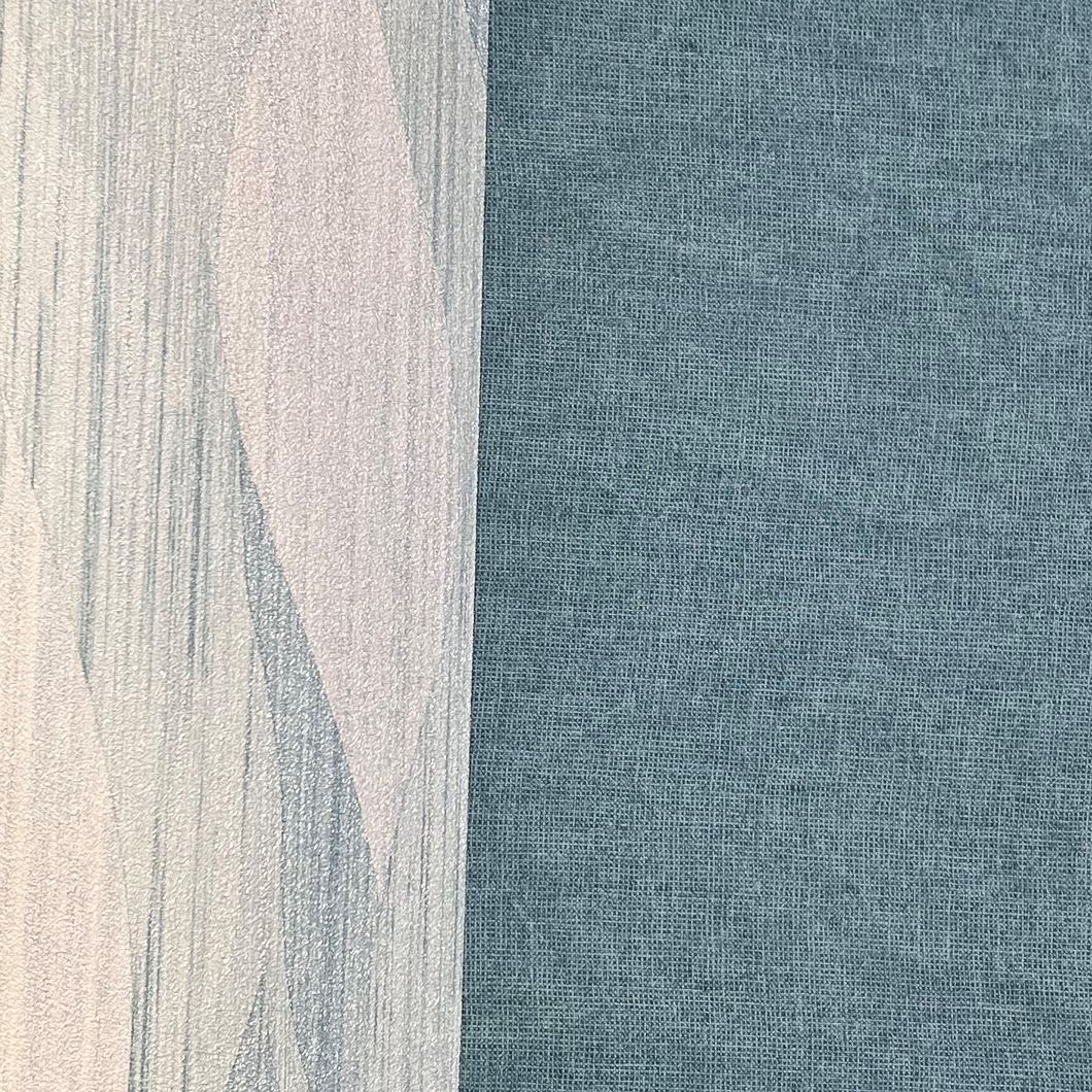 Обои виниловые на флизелиновой основе Rasch Freundin голубой 0,53 х 10,05м (464429), Голубой, серый