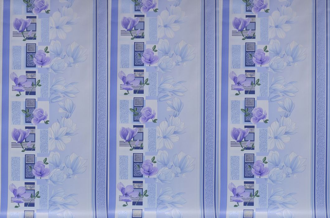 Шпалери вологостійкі на паперовій основі Слов'янські шпалери Venice В56,4 Суланжа блакитний 0,53 х 10,05м (7062-03)