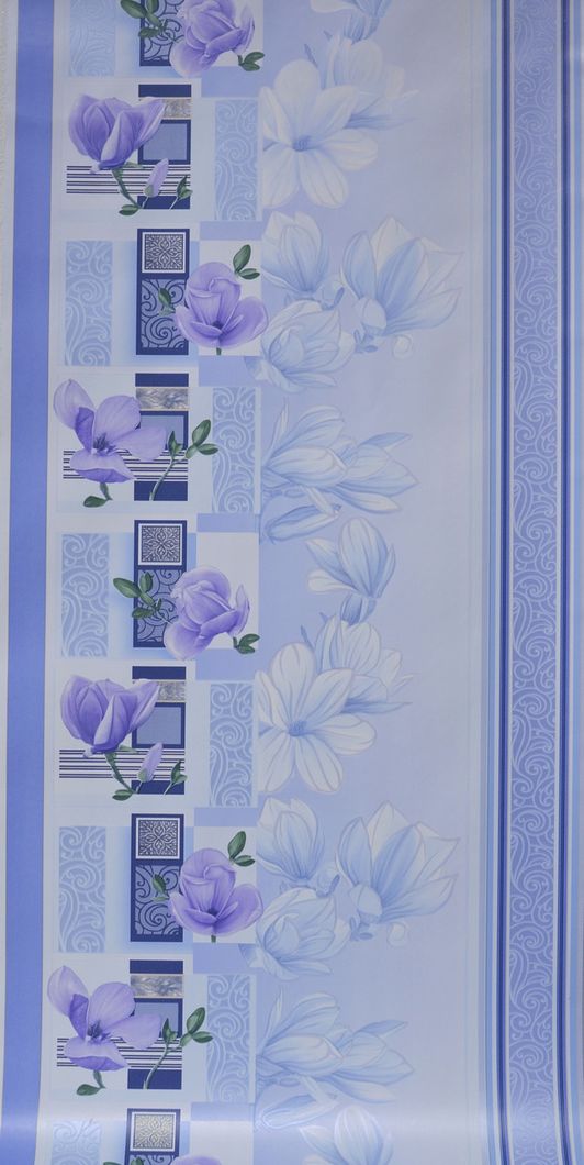 Шпалери вологостійкі на паперовій основі Слов'янські шпалери Venice В56,4 Суланжа блакитний 0,53 х 10,05м (7062-03)