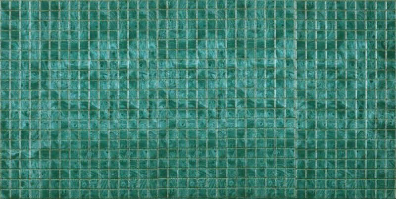 Панель стеновая декоративная пластиковая мозаика ПВХ "Бирюза" 956 мм х 480 мм, Бирюзовый, Бирюзовый