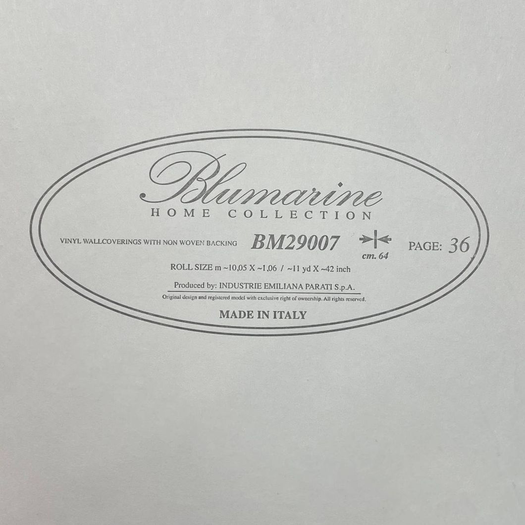 Обои виниловые на флизелиновой основе бежевый Blumarine 5 (Emiliana Parati) 1,06 х 10,05м (29007)