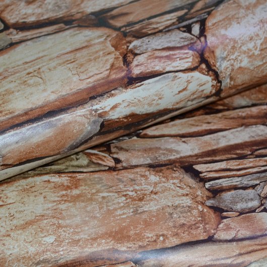 Шпалери вологостійкі на паперовій основі Шарм Скала коричневий 0,53 х 10,05м (113 - 01)