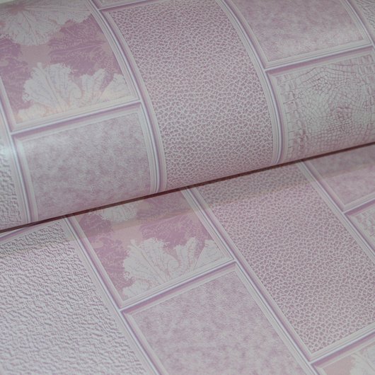 Шпалери вологостійкі на паперовій основі Континент Олімпія рожевий 0,53 х 10,05м (2101)