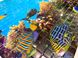 Панель стеновая декоративная пластиковая мозаика ПВХ "Подводный мир" 957 мм х 480 мм, Синий, Синий