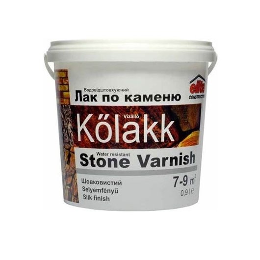 Лак по камню Kolakk безбарвний шовковистий 5л