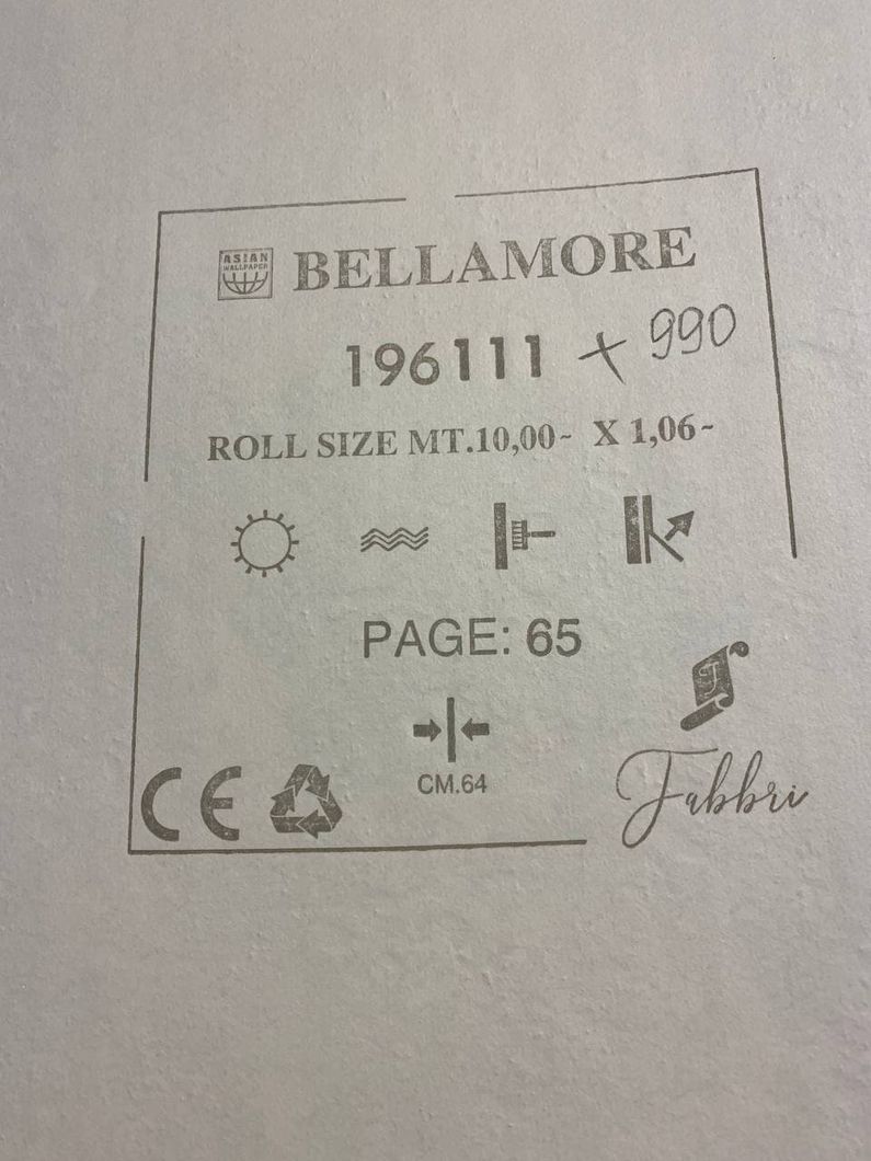 Обои виниловые на флизелиновой основе Wiganford Bellamore Золотистый 1,06 х 10,05м (196111)