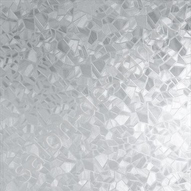 Самоклейка витражная D-C-Fix Битое стекло прозрачный матовый 0,45 х 1м, Белый