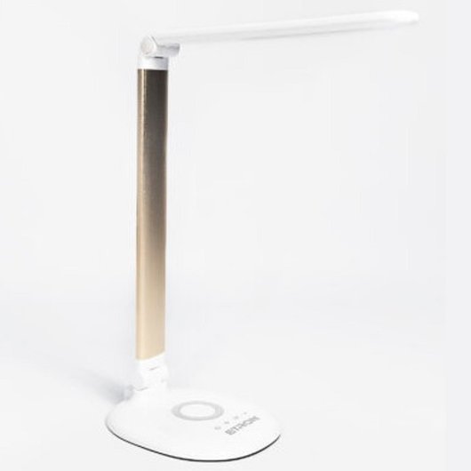 Лампа настольная светодиодная ETRON 8W Бело-золотая, Золотистый