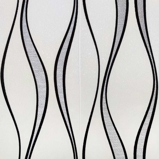 Самоклеюча декоративна 3D панель білі хвилі 700X700X5ММ (195), Білий, Білий
