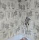 Панель стінова самоклеюча декоративна 3D візерункова 700x700x7,5мм, Бежевий