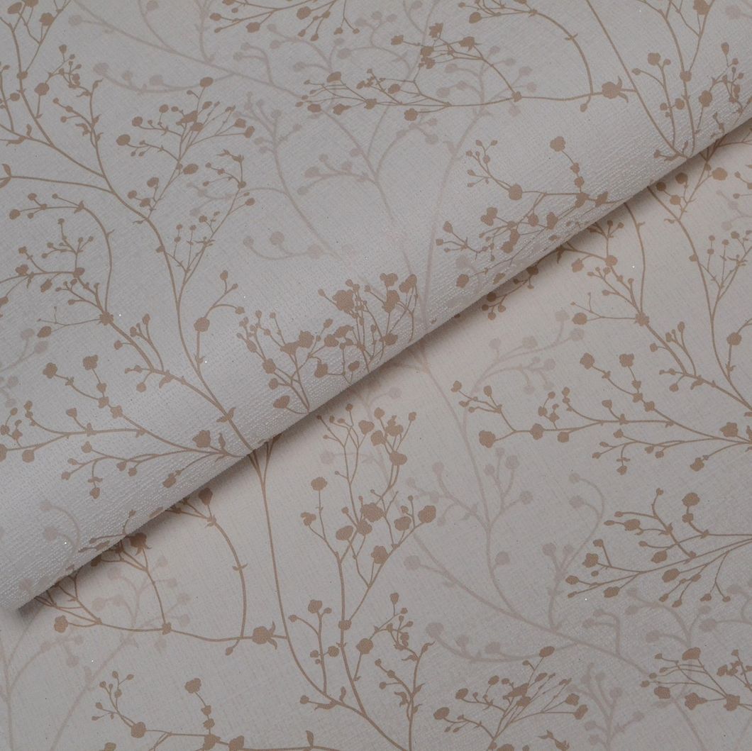 Шпалери акрилові на паперовій основі Слобожанські шпалери бежевий 0,53 х 10,05м (466-04)