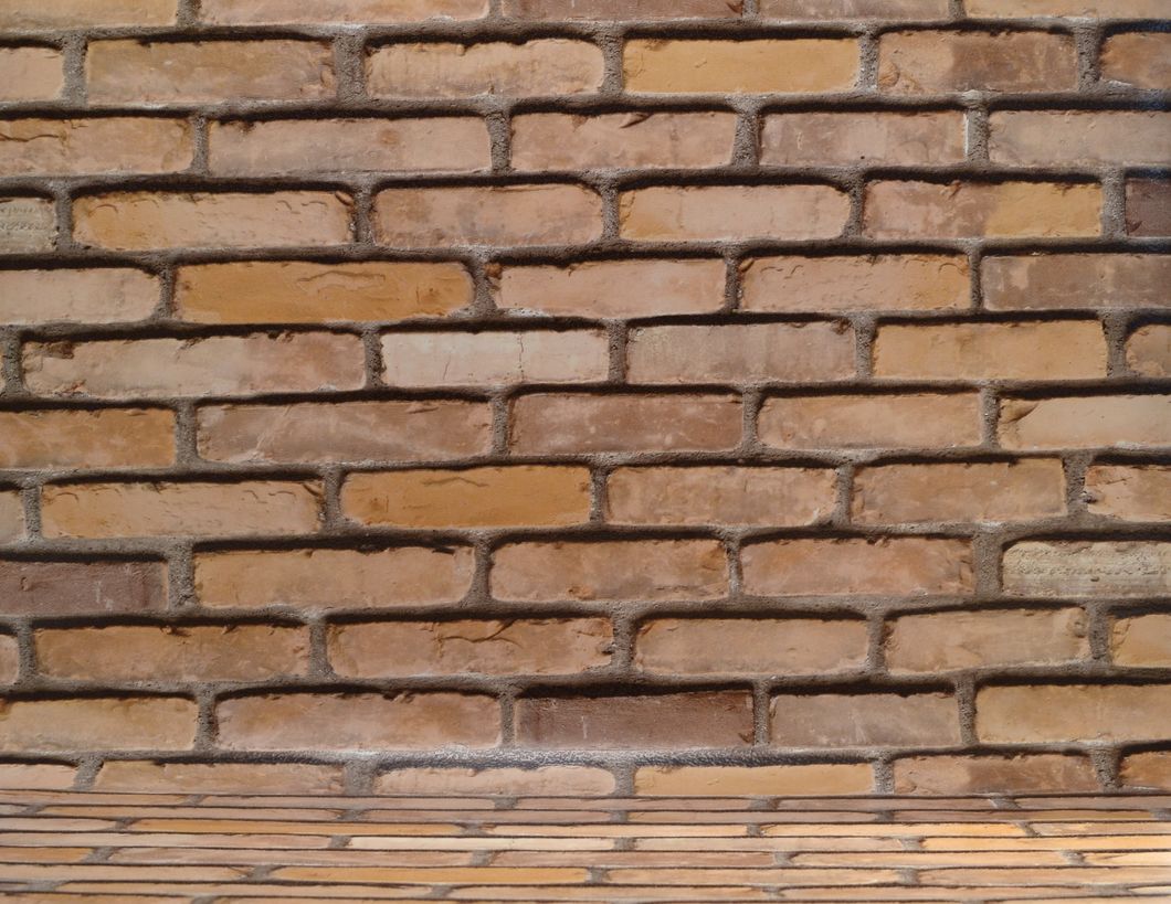 Обои виниловые на флизелиновой основе DU&KA Natura Brick оранжевый 1,06 х 10,05м (22100-3)
