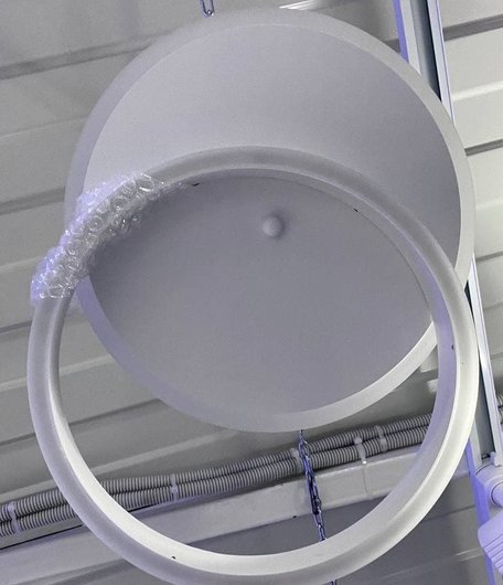 Потолочная светодиодная люстра с диммером 65W, Белый