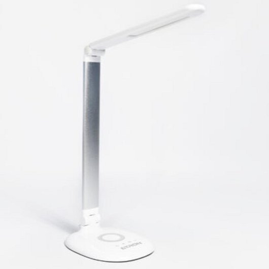 Лампа настольная светодиодная ETRON 8W Бело-серебряная, Серебристый