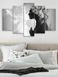 Модульная картина большая в гостиную/спальню "Любовь" 5 частей 80 x 140 см (MK50191)