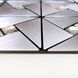 Самоклеюча алюмінієва плитка срібло мозаїка зі стразами 300Х300Х3ММ (1325), Серебро, Срібло