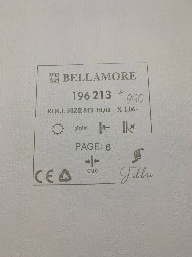 Обои виниловые на флизелиновой основе Wiganford Bellamore серый 1,06 х 10,05м (196213)