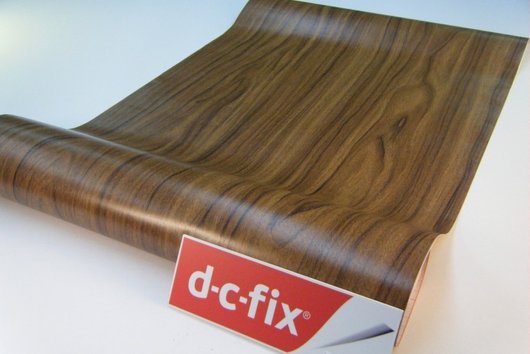 Самоклейка декоративная D-C-Fix Орех полусветлый коричневый полуглянец 0,9 х 15м, Коричневый
