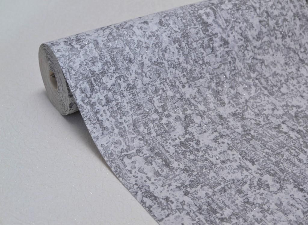 Шпалери вінілові на паперовій основі Слов'янські шпалери Comfort + В40,4 Ліплення сірий 0,53 х 15м (5728-10)