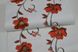Шпалери паперові Континент Демі білий з червоними квітами 0,53 х 10,05м (1266)