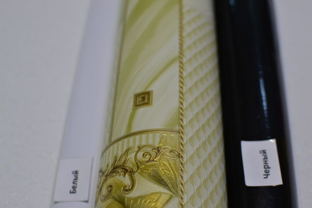 Обои виниловые на бумажной основе супер мойка Славянские обои B49,4 Бонжур зелёный 0,53 х 10,05м (5651 - 04)