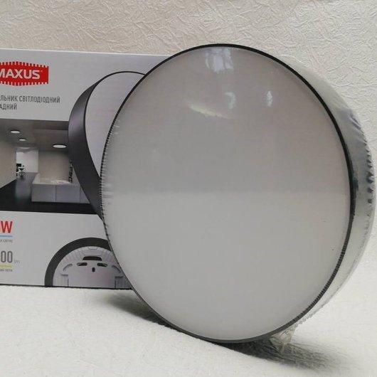 Світильник світлодіодний 1-MSP-1841-SLG MAXUS SP Ceiling 18W 4100K Circle Slim Gray (Графіт)