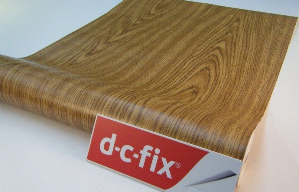 Самоклейка декоративна D-C-Fix Дуб світлий коричневий напівглянець 0,9 х 1м, Коричневий, Коричневий