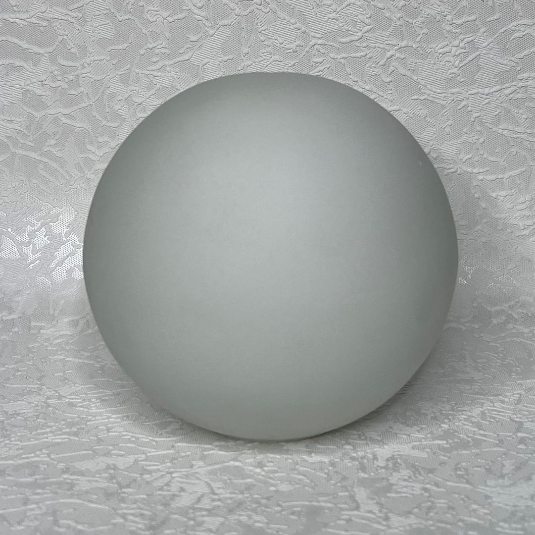 Плафон люстри, діаметр верхнього отвору 5,3 см, висота 13 см, ширина 12.5 см, Білий