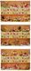 Набір панелей декоративне панно ПВХ "Сільський натюрморт коричневий" 2766 мм х 645 мм, Коричневий, Коричневий