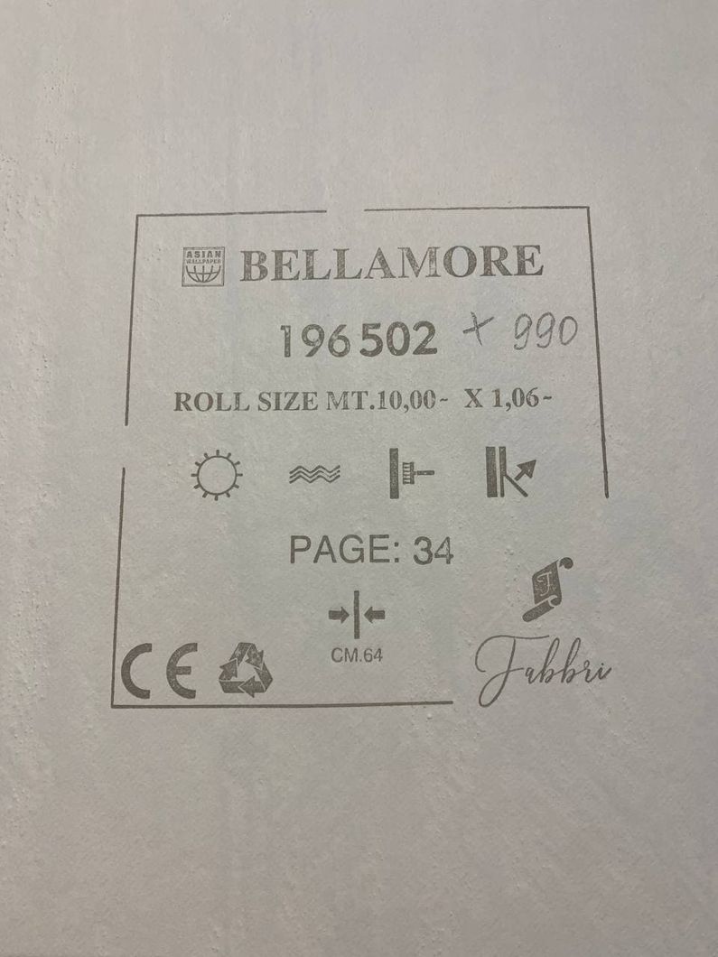 Обои виниловые на флизелиновой основе Wiganford Bellamore бежевый 1,06 х 10,05м (196502)