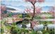 Фотошпалери щільний папір Японський сад 20 аркушів 196 см х 350 см № 15