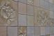 Панель стінова декоративна пластикова барельєф ПВХ "Дикий виноград сонячний" 975 мм х 451 мм, Бежевий, Бежевий
