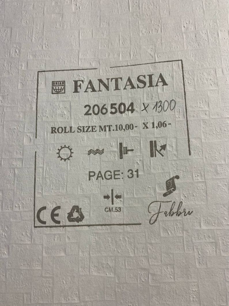 Обои виниловые на флизелиновой основе Wiganford Fantasia серый 1,06 х 10,05м (206504)