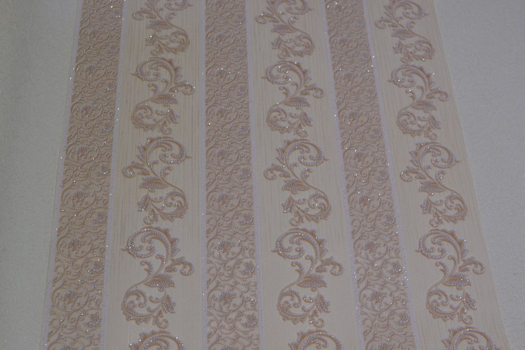 Шпалери акрилові на паперовій основі Слов'янські шпалери Garant B77,4 Адажіо бежевий 0,53 х 10,05м (5202 - 05)