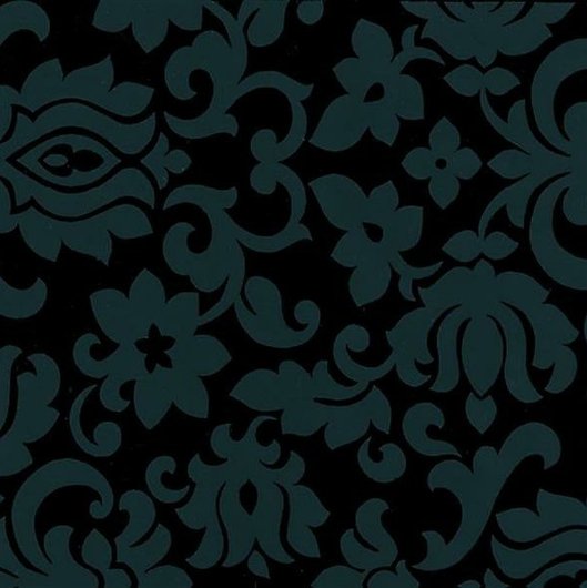 Самоклейка декоративная GEKKOFIX класический чёрный орнамент полуглянец 0,45 х 15м (10109)