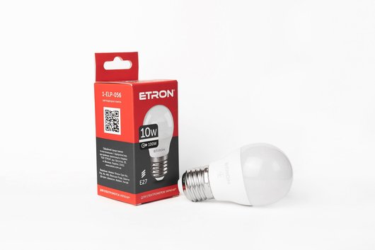 Светодиодная лампа ETRON Light 1-ELP-056 G45 10Вт 4200К 220В Е27 (1-ELP-056)