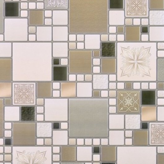 Панель стінова декоративна пластикова мозаїка ПВХ "Модерн Оливковий" 954 мм х 478 мм, Оливковий