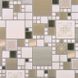 Панель стеновая декоративная пластиковая мозаика ПВХ "Модерн Оливковый" 954 мм х 478 мм, Оливковый, Оливковый