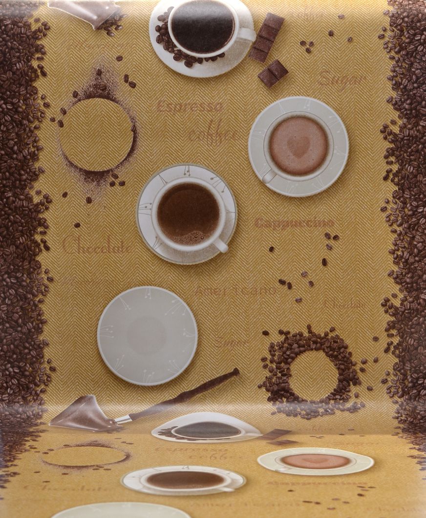 Обои влагостойкие на бумажной основе Шарм Либерика декор песочный 0,53 х 10,05м (163-01)