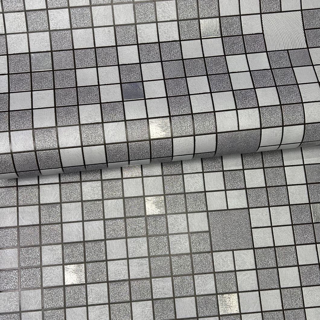 Обои виниловые на бумажной основе супер мойка Bravo серый 0,53 х 10,05м (81033BR16)