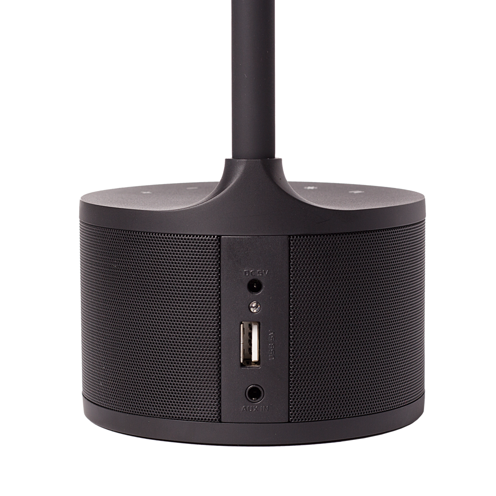 Розумна лампа MAXUS DKL RGB 8W Bluetooth-колонка чорна, Черный