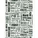 Самоклейка декоративна GEKKOFIX газета чорно-біла напівглянець 0,45 х 15м (11928)