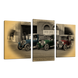 Модульная картина DK Place Ретро автомобили 53 x 100 см 3 части (505_3)