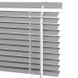 Готовые жалюзи горизонтальные алюминиевые №511 (светло-серые) левая (320 х 1330 х 1), серый, серый