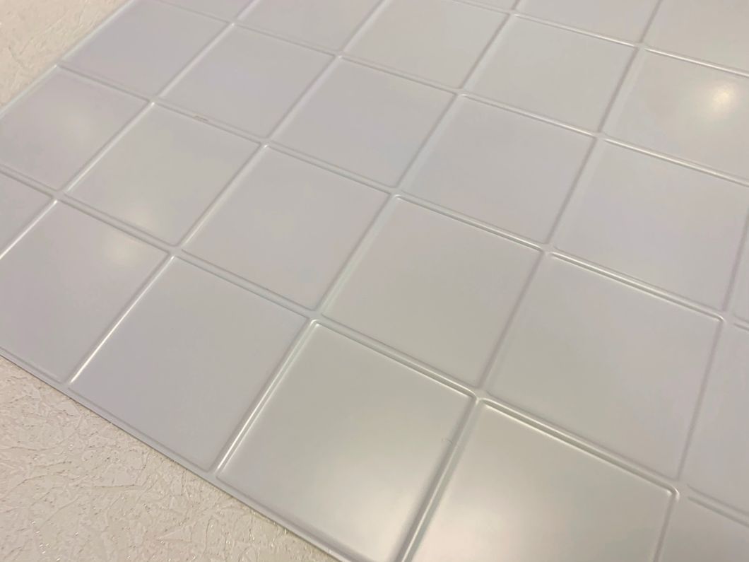 Панель стінова декоративна пластикова мозаїка ПВХ "Онікс" 954 мм х 480 мм, Коричневий, Коричневий