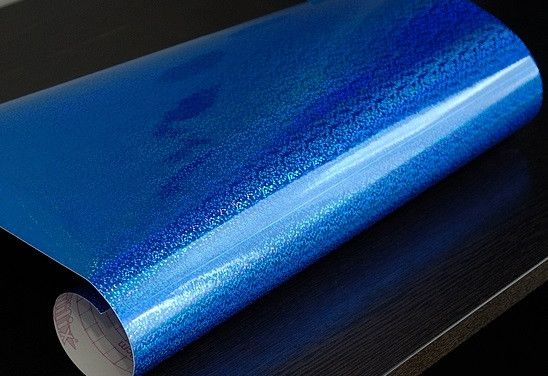 Самоклейка декоративная голограмма Patifix Блеск синий 0,45 х 1м, Синий, Синий