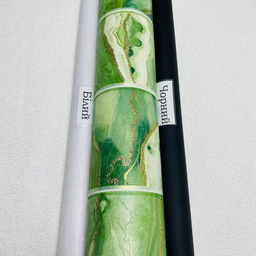 Обои виниловые на бумажной основе супер мойка Славянские обои Expromt В38 Коррал зелёный 1,06 х 10,05м (5794-04)