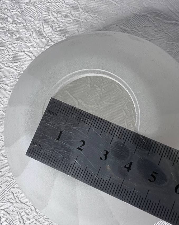 Плафон люстри діаметр верхнього отвору 3,6 см висота 10 см, Білий, Бежевий