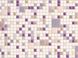 Обои виниловые на бумажной основе супер мойка Славянские обои Expromt B49,4 Клеточка фиолетовый 0,53 х 10,05м (5584 - 06)